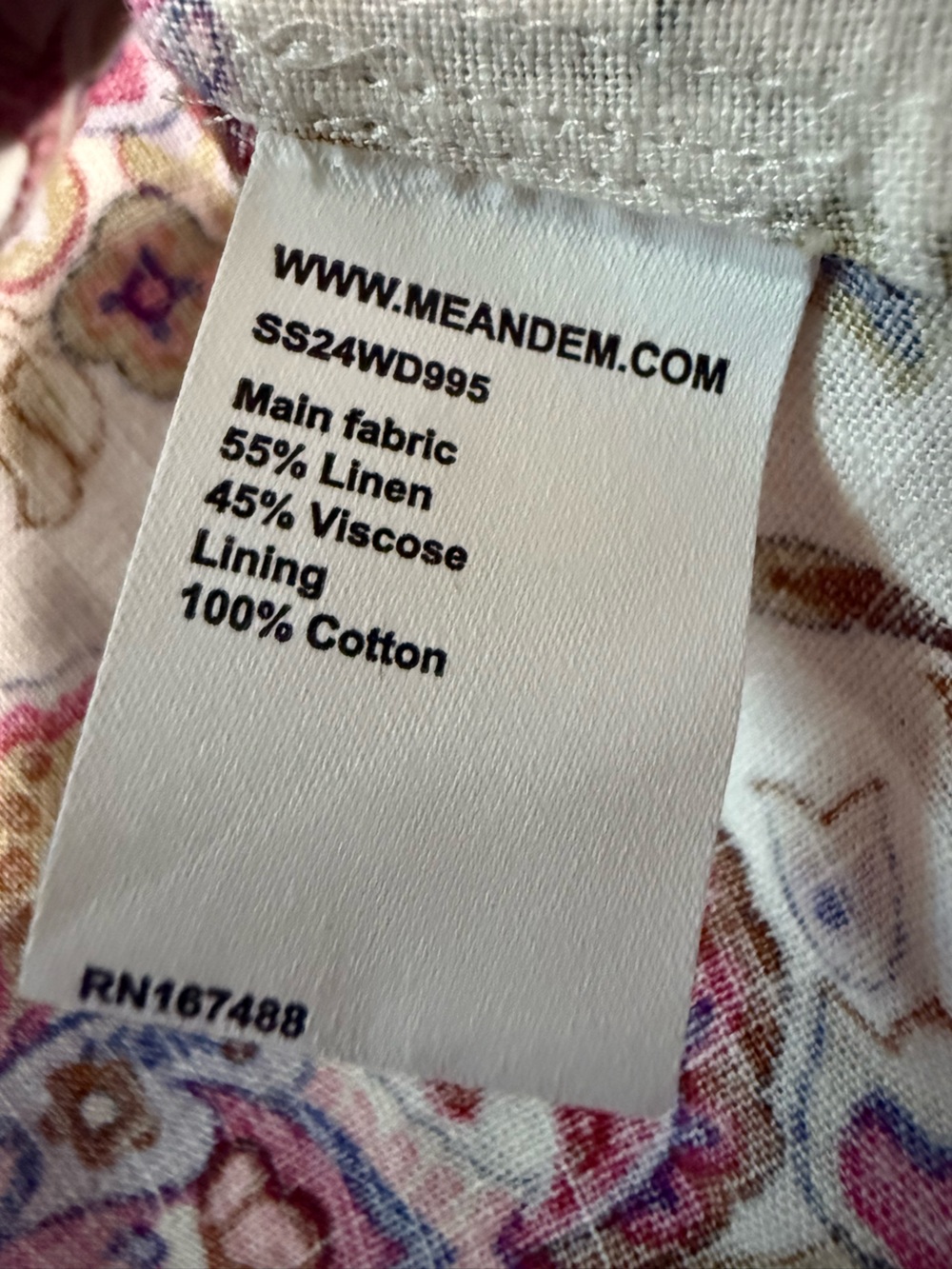 ME+EM Paisley Print Creaseless Maxi Dress Size 14 - Picture 11 of 12